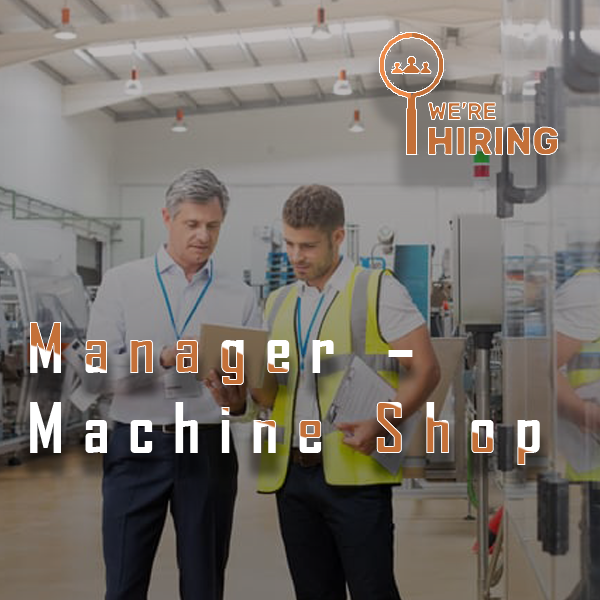 Machine Shop Manager