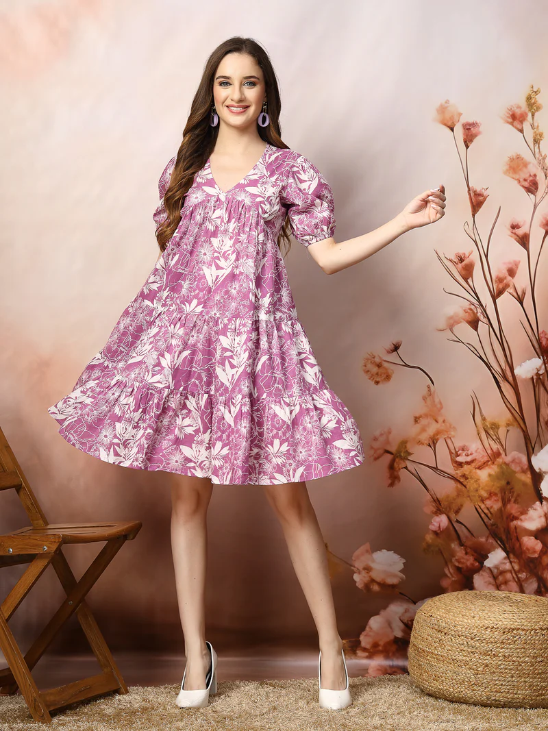 Stylum Women's Fit And Flare midi Dress