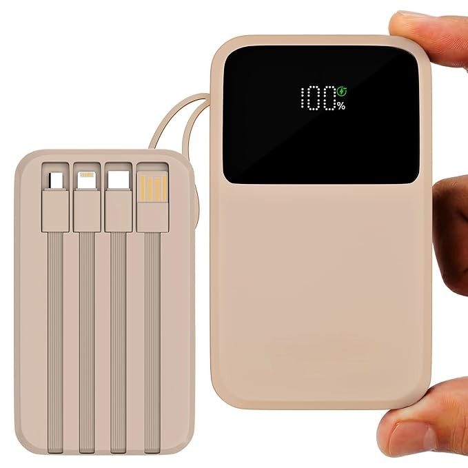 Lifelong ZenCharge 10000 mAh Compact Power Bank - Peach