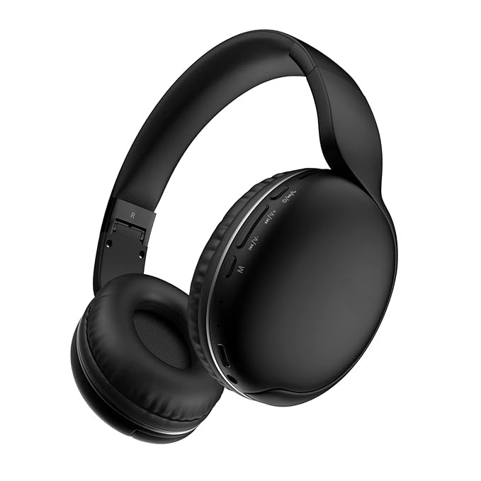 Noise Two Wireless On-Ear Headphones - 50 Hours Playtime, Dual Pairing (Bold Black)