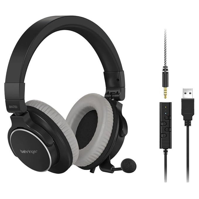 Behringer BH470U Headset with Detachable Mic & USB