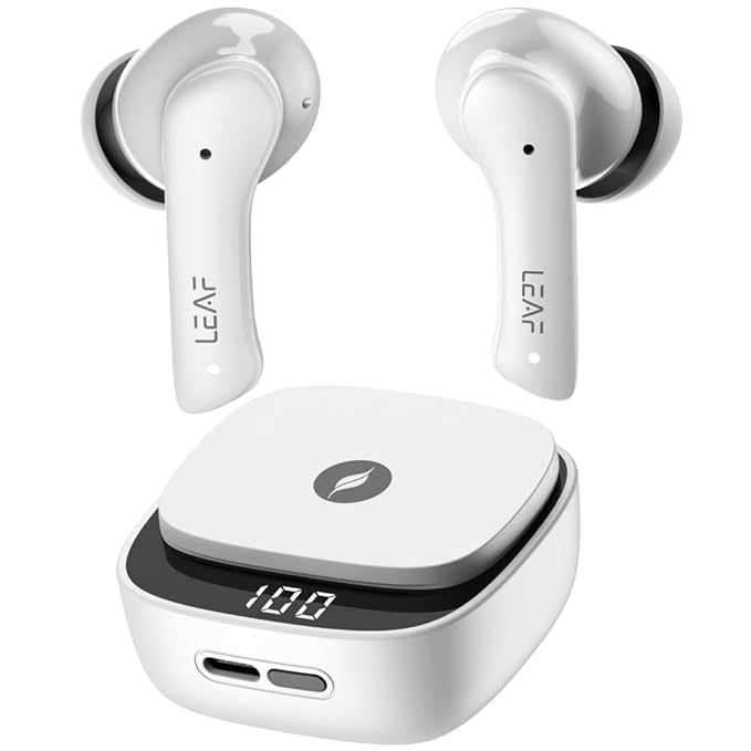 Leaf Buds X614 ANC Wireless Earbuds - Carbon Black