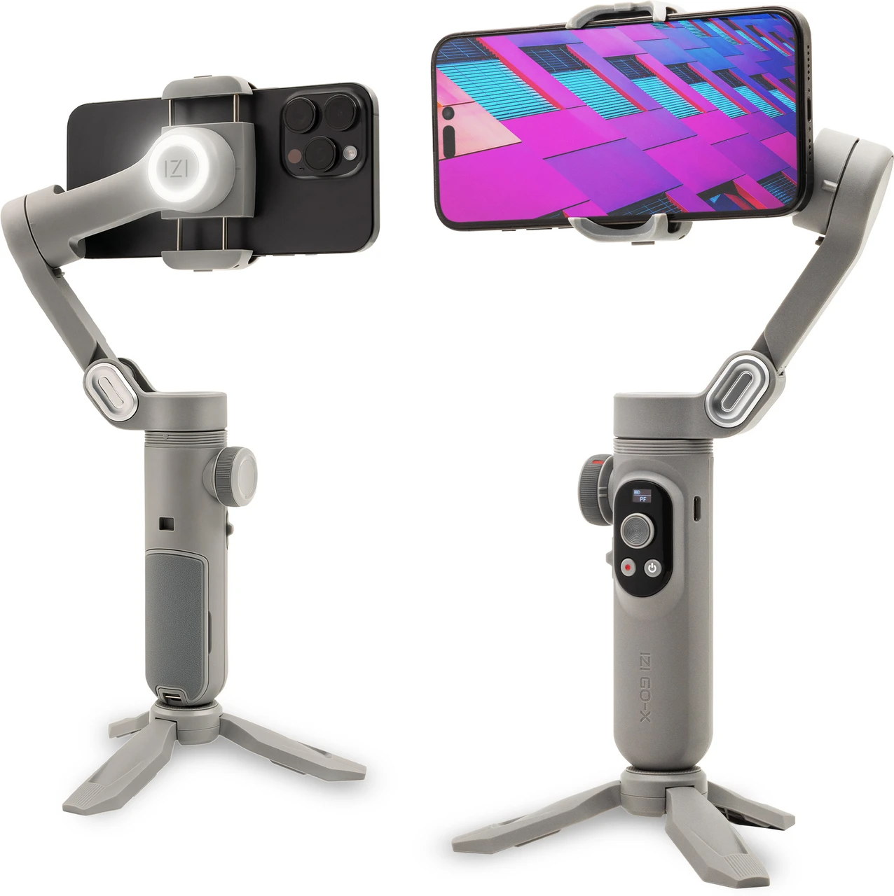 IZI GO-X 3-Axis Smartphone Gimbal Stabilizer | OLED & AI Track