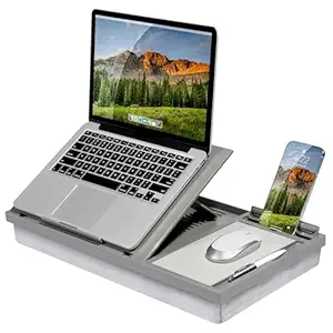 LAPGEAR Ergo Pro Lap Desk for 15.6 Inch Laptops - Gray
