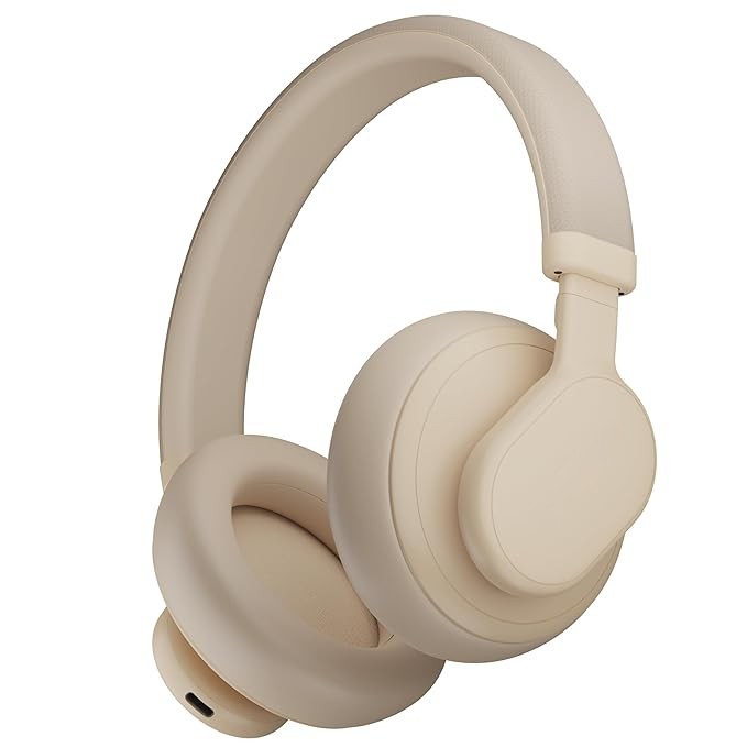 HAMMER Bash Max Wireless Bluetooth Headphones - Deep Bass & 40H Playtime (Cool Grey)