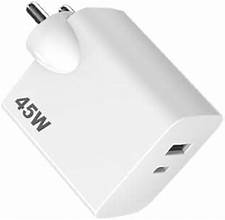 UNIGEN® PD QC 45W 2 in 1 PD 30 Dual Port Wall Charger TypeC Adapter for Android