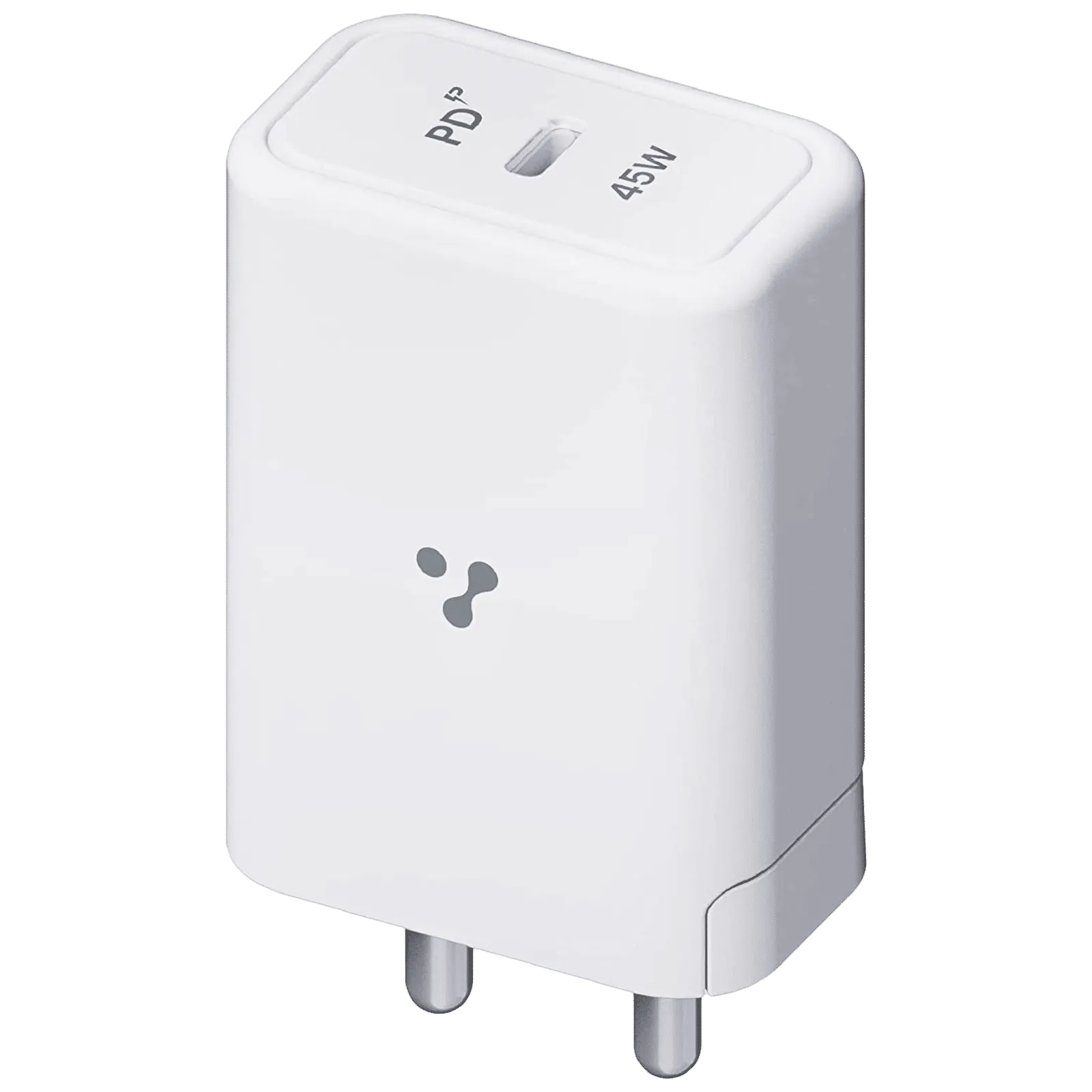Ambrane 45W BoostedSpeed Type-C Port Charger Adapter, Fast Charger with PD Technology, MacBook & Type-C Laptop Charging, iPhone & Android, Made in India, Compact & Durable (RAAP 45, White)