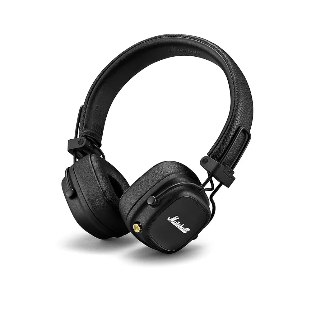 Marshall Major IV Wireless Bluetooth On Ear Headphone with Mic (Black)