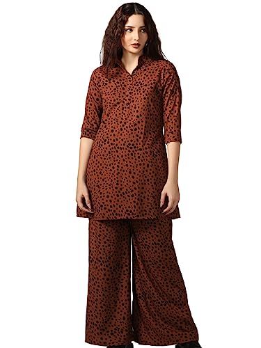 DHRUVI TRENDZ Co Ord Set for Women | Co Ord Set for Women Stylish | Festive Co Ord Set for Women | Travel Co Ord Set for Women | 3/4 Sleeve Women Co-ord set