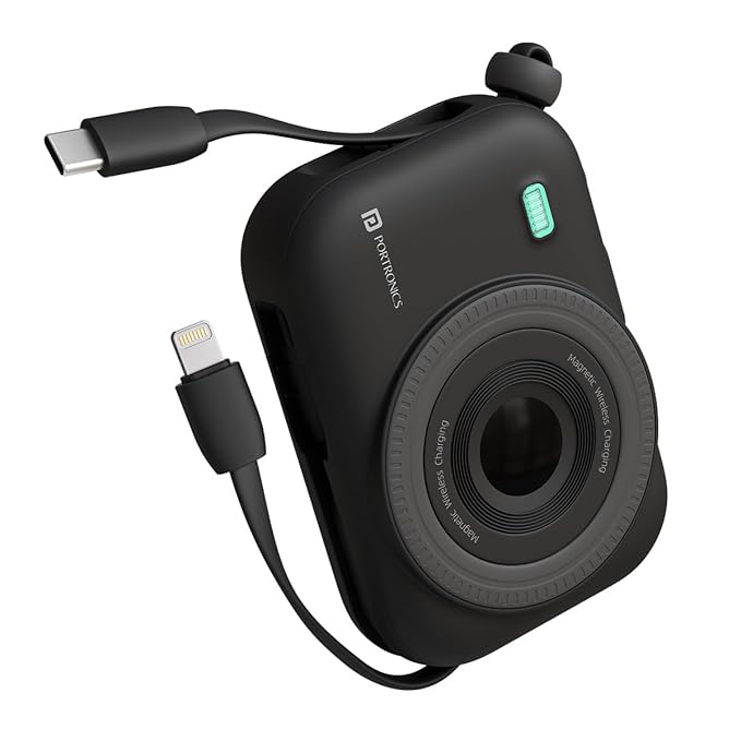 Portronics Power Shutter 10000mAh Magnetic Wireless Power Bank