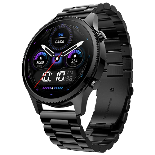 Noise Halo Plus Smart Watch: 1.46" AMOLED, Bluetooth Calling, Elite Black