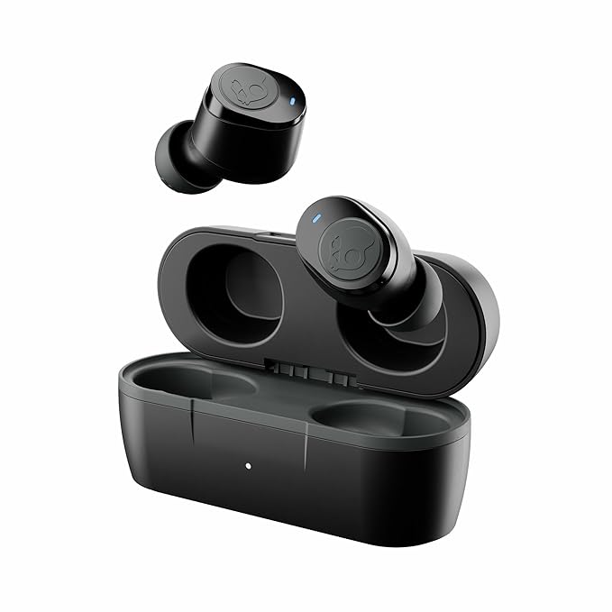 Skullcandy Jib True 2 Wireless Earbuds with Mic and 32 Hr Battery - Black
