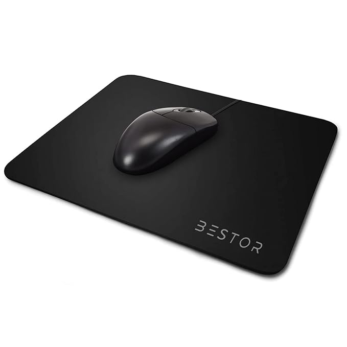 Bestor Ultra-Low Friction Gaming Mouse Mat (Black)