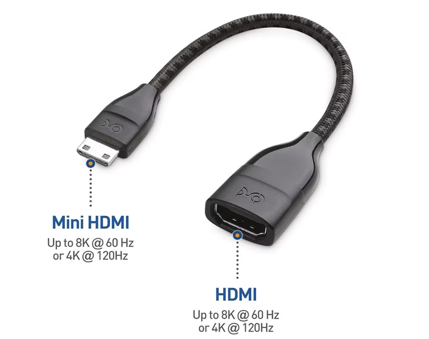1.8m 4K HD Cable 2.0 Male to Male Gold-Plated Adapter