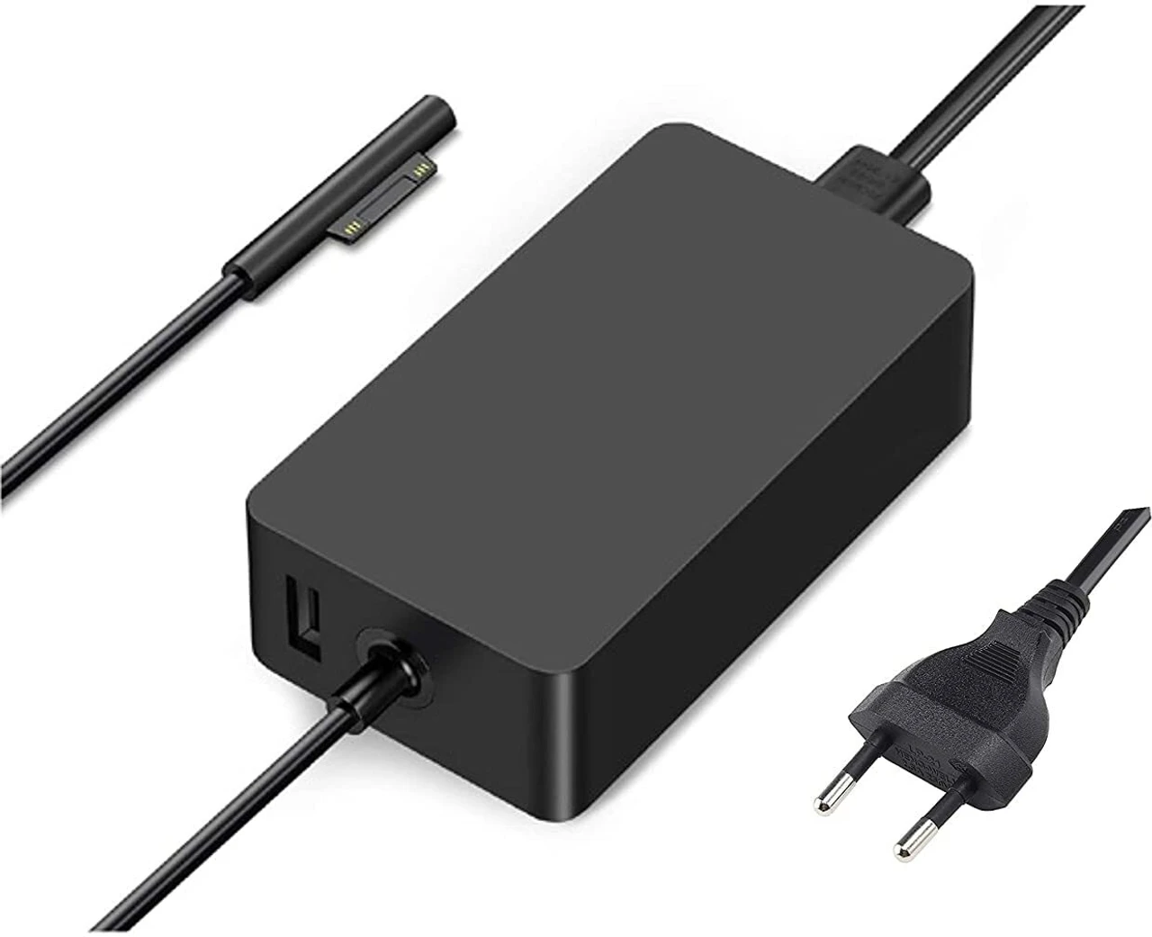 Maxelon 65W Surface Pro/Laptop/Book/Go Charger - Black