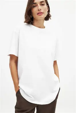 ELLITI Soft Rich Cotton Half Sleeve | Round Neck | Oversized/Loose Fit | Down Solder | Micky Crop Top for Women