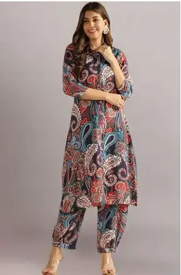 TANISHA Women Co-Ord Set Kurta with Pant Set Outdoor Outfits Wear