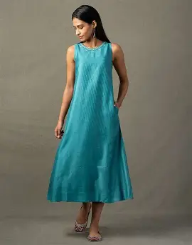 W for Woman Women Calf Length Dress