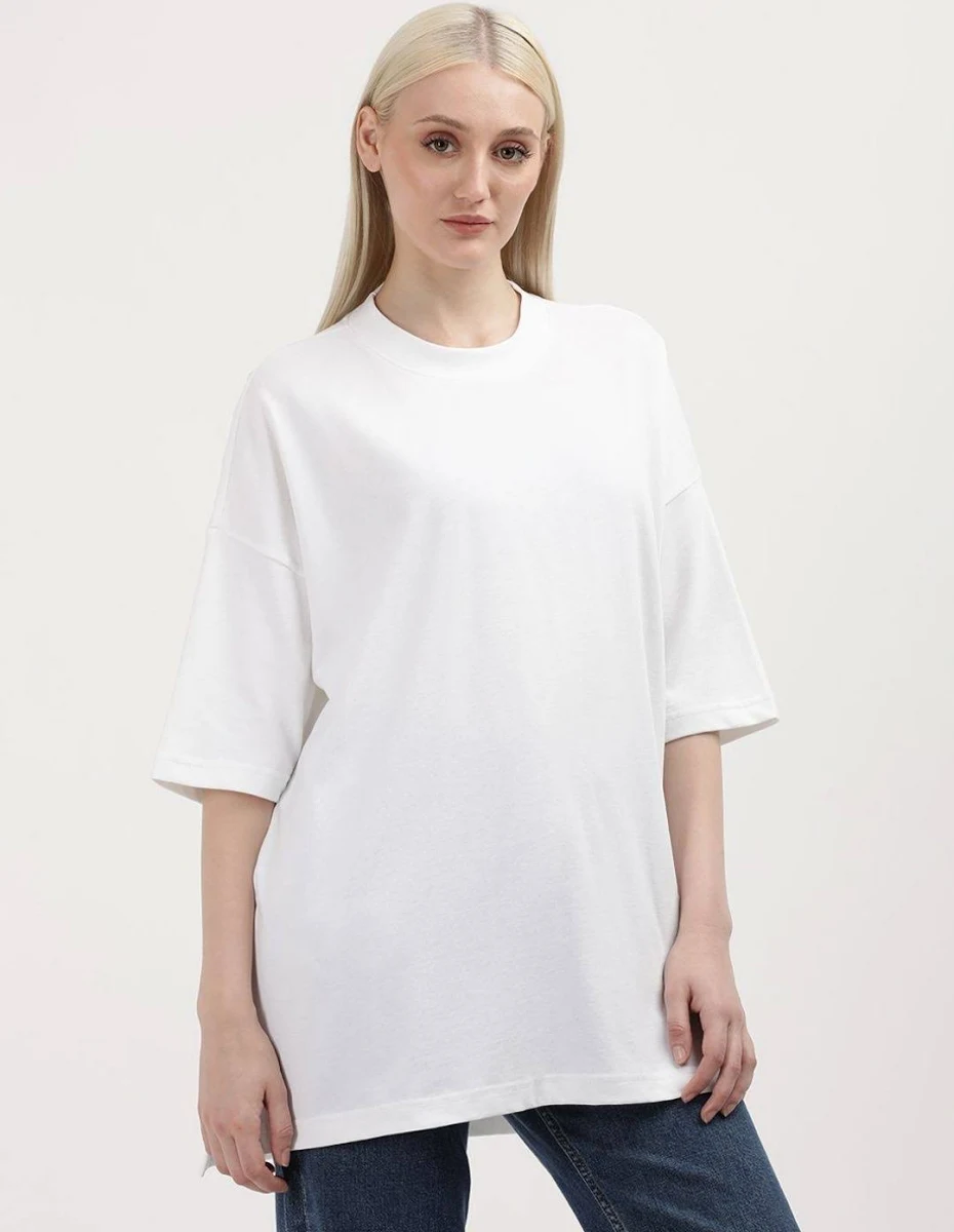 Calvin Klein Women White T Shirt