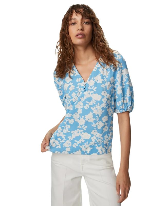 Marks & Spencer Women's Polyester Floral Regular Fashion Vest