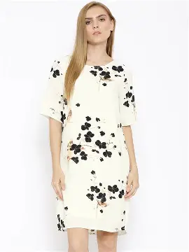 VERO MODA Women's Mini Polyester Shift Dress