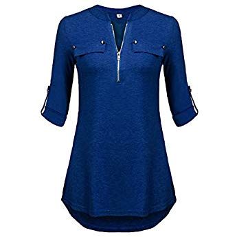 LuckyMore Work Blouses for Women Fashion 2023 Dressy Short Sleeve Formal Tops Shirts Office Wear