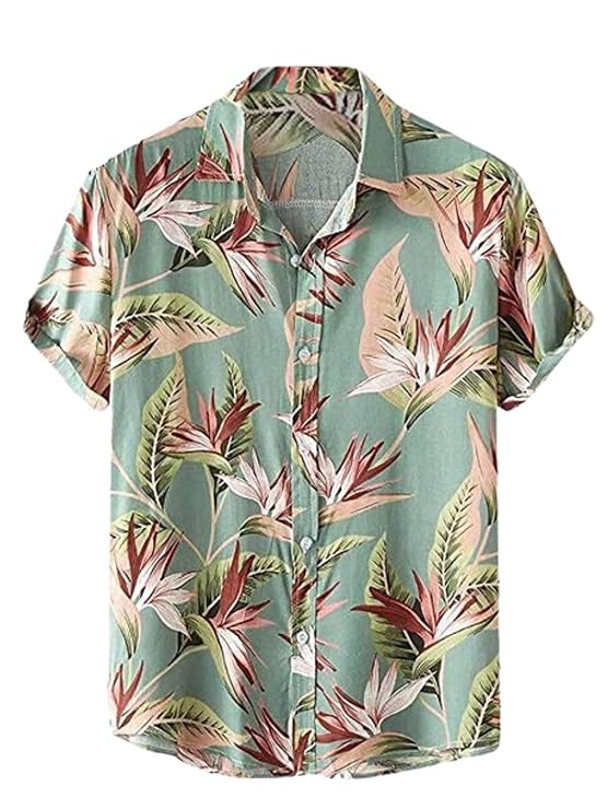 Leriya Fashion Mens Rayon Man Casual Shirt Regular Fit Western