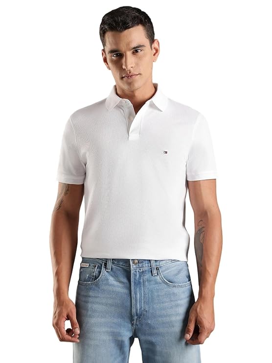 Tommy Hilfiger Men's Solid Slim Fit Polo