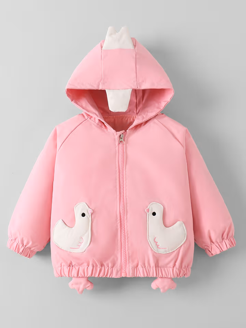 Hopscotch Girls Polyester Waist Length Jackets