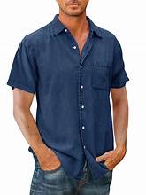Tropical Shirt, Men's military shirt Comfortable and durable men's short-sleeved shirt Pure cotton casual shirt Men's pocket work shirt