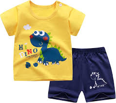 Bold N Elegant Unisex Child Cotton Solid - Be Bold Inside & Elegant Outside T-Shirt And Shorts Clothing Set