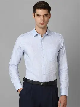 Louis Philippe Men's Cotton Slim Fit Shirt