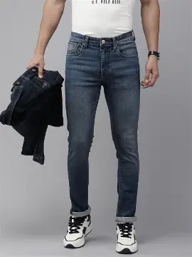 U.S. POLO ASSN. Men's Skinny Fit Mid Rise Jeans