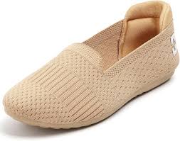DOCTOR HEALTH SUPER SOFT Women Breathable Knit Running Shoe | Lightweight Slip-On Casual Shoes | Comfortable Walking Loafers Anti-Slip Everyday Wear Footwear
