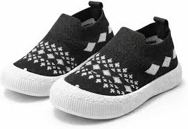 Baby Choo Choo Shoes for Boys & Girls | Soft Slip-On Toddler Shoes with Whistle Heel | Breathable Knit Upper | PVC Sole | Ages 6 Months–3.5 Years
