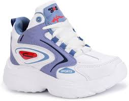 G&D Seleno Unisex Kids Shoe with Memory Foam EVA Sole | Leather Rexine Upper Breathable, Lightweight | Comfortable & Durable Stylish Indoor & Outdoor | Sports Shoes