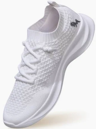Neeman's Knit Gliders Unisex Sneakers | Casual Lace-Up Shoes with AirKnit Breathable Upper, Cushioned EVA Sole, Energy-Return Foam Insole, Lightweight Slip-Resistant Sneakers