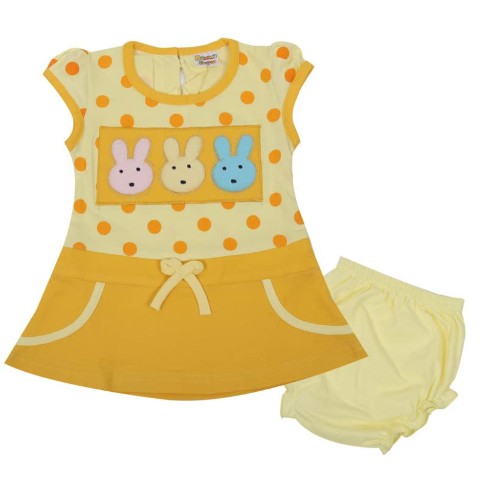 NammaBaby Baby Girls' A-Line Mini Frock Dress