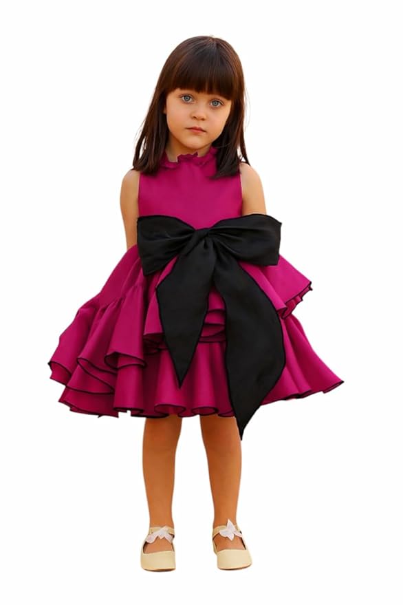 PINK WINGS Baby girl Knee Length Dress