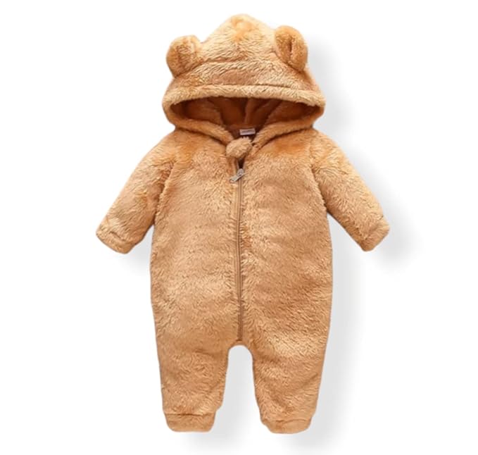 BRANDONN Boy Baby Flannel Jumpsuit Panda Style Cosplay Clothes Bunting Outfits Snowsuit Hooded Romper Outwear