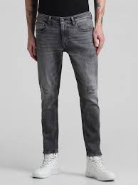 JACK & JONES Men's Mid Rise Slim Jeans