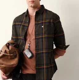 The Bear House Men's Checkered Slim Fit Shirt