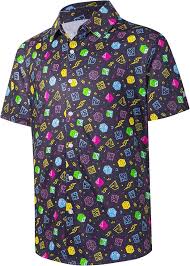 FT FENTENG Men's Casual Button Down Shirts Regular Fit Short Sleeve Hawaiian Shirt for Men