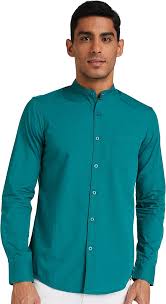Amazon Brand - Symbol Men's Cotton Shirt | Casual | Plain | Full Sleeve | Summer - Regular Fit (Available in Plus Sizes)