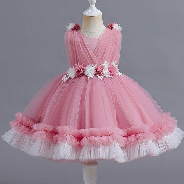Tagas Girls' Dress| Girls Frock|Cute Princessdress| Birthday Dress for Girls|