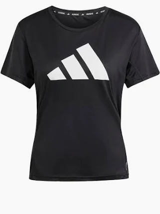 adidas Women's Polyester Geometric Regular Fit T-Shirt
