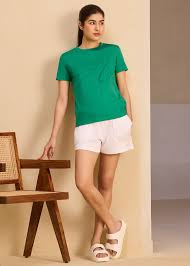 Alonge Women's Relaxed Fit Embroidery Tee