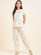 Sweet Dreams Women Printed Pyjama Set