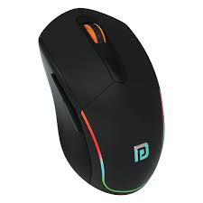 Portronics Toad One Bluetooth Mouse - Dual Wireless, Rechargeable, RGB, Multi-Device (Black)