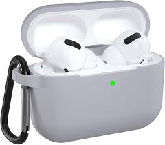 EDNITA AirPods Pro 2 Case | Shock Resistant Cover with Keychain (White)